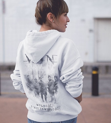 Damska bluza z kapturem WIN